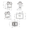ZCD-02H 5-Pin Elektromanyetik Switch