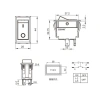ZCK-01C 4-Pin Elektromanyetik Switch