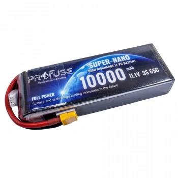 11,1V 3S 10000mAh 65C Lipo Batarya