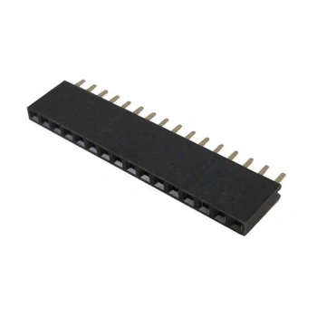 1x16 Dişi Header 16 Pin 180 Derece