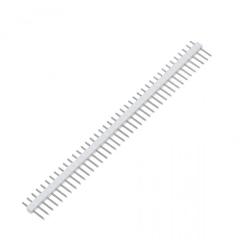 1x40 Erkek Header 40 Pin 2.54mm 180 Derece - Beyaz