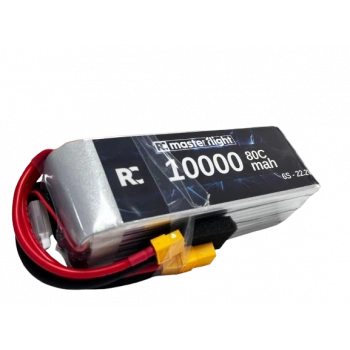 Masterflight 22,2V Li-po Pil 10000mAh 80C 6s Lityum Polymer Batarya