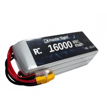 Masterflight 22,2V Li-po Pil 16000mAh 65C 6s Lityum Polymer