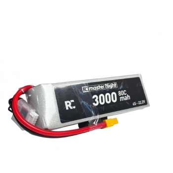 22.2V Li-po Pil - 3000mah 80C 6s Lityum Polymer Batarya