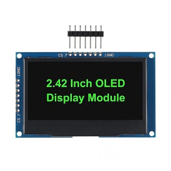 2.42 128x64 SSD1309 OLED LCD Ekran - Yeşil