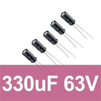 330uF 63V Elektrolitik Kondansatör
