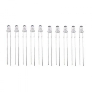 3mm Şeffaf Beyaz LED