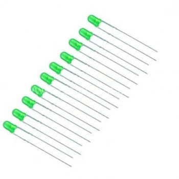 3mm Yeşil Diyot LED