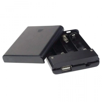 4lü AA Pil Yuvası - USB Çıkışlı