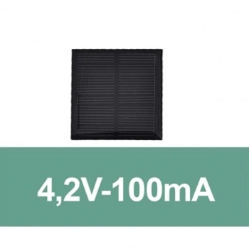 4,2V-100mA Güneş Paneli (Solar Panel) 60x60 mm