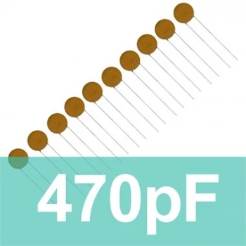 470pF Seramik Kondansatör - Mercimek Kapasitör
