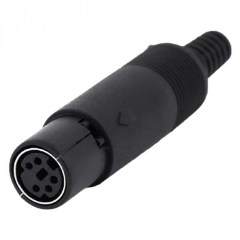 5 Pin Dişi Mini DIN Konnektör