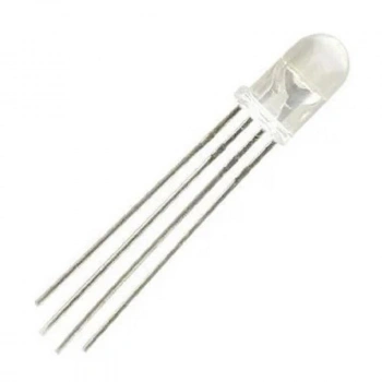 5mm Şeffaf RGB LED Katot 4 Bacaklı