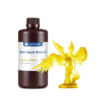 Anycubic Water Wash Resin 2.0 Yarı Şeffaf Sarı (Translucent Yellow)