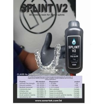 Senertek Splint Dental Plak Reçinesi