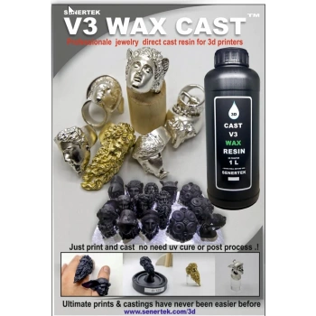 Senertek Cast V3 Mum Bazlı Döküm Reçinesi