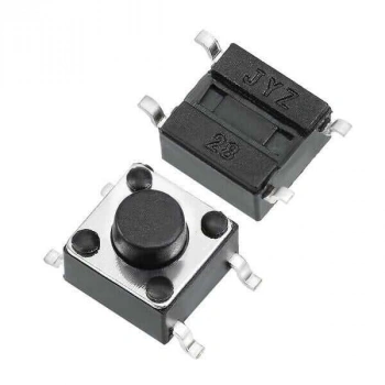 6x6x5mm 4 Pinli SMD Push Buton - Tact Switch