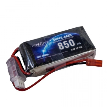 7,4V 2S 850mAh 40C Lipo Batarya