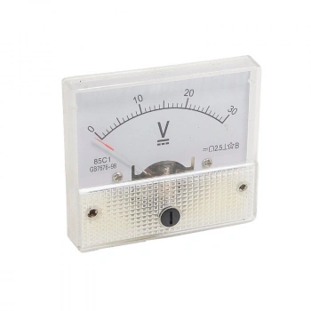 85C1 DC 0-30V Analog Panel Tip Voltmetre