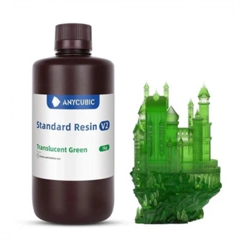 Anycubic Standard Resin V2 Green (Şeffaf Yeşil)
