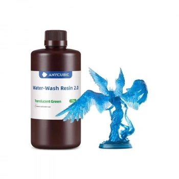 Anycubic Water-Wash Resin 2.0-Translucent Blue