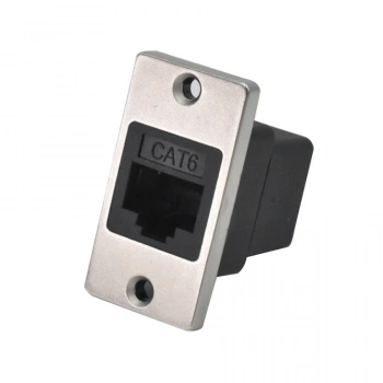 CAT6 RJ45 Dişi Panel Tipi Konnektör - SCAT6-C