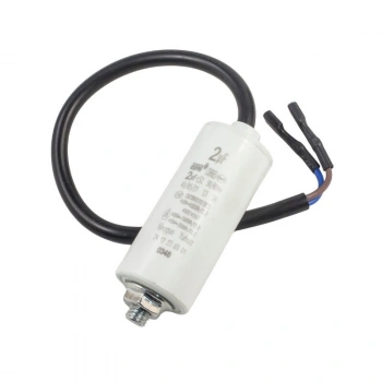 CBB65 2uF 450V Kablolu Daimi Kondansatör