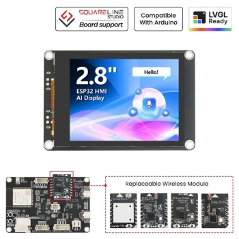 CrowPanel Advance 2.8 ESP32-S3 HMI Dokunmatik Ekran