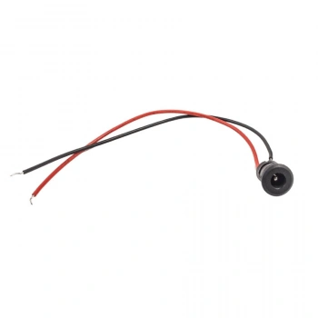 DC-022E 5.5x2.1mm Kablolu DC Jack Şasesi