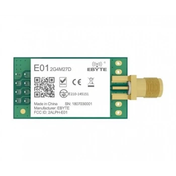 EBYTE E01-2G4M27D NRF24L01P 2.4 - 2.525 GHZ 5Km Menzilli Lora Modülü