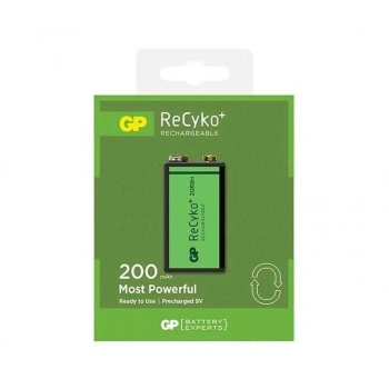 GP ReCyko+ 9V 200mAh Şarj Edilebilir Pil