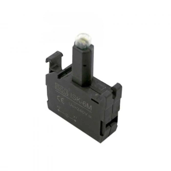 ISK-6M 220V Buton Işık Kontağı - Mavi