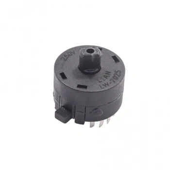 LW-2025 20mm 6 Konumlu Rotary Switch - Komitatör