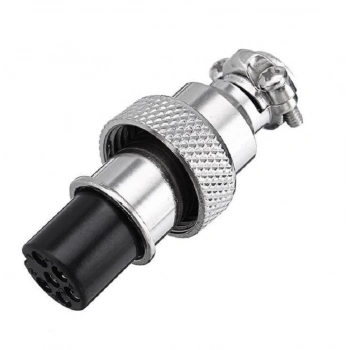 Mike Konnektör 12mm 6 Pin - Dişi