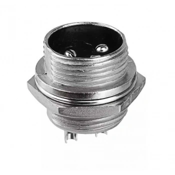 Mike Konnektör 2-Pin 16mm - Erkek