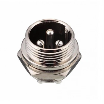 Mike Konnektör 3-Pin 16mm - Erkek