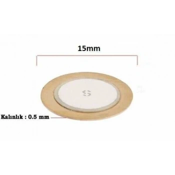 Piezo Disk Element - 15mm Çap