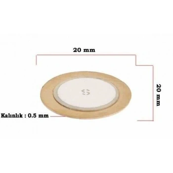 Piezo Disk Element - 20 mm Çap
