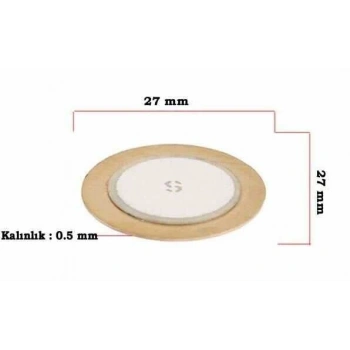 Piezo Disk Element- 27 mm Çap
