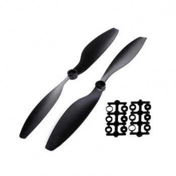 Plastik Pervane Seti - Siyah - 25.4cm