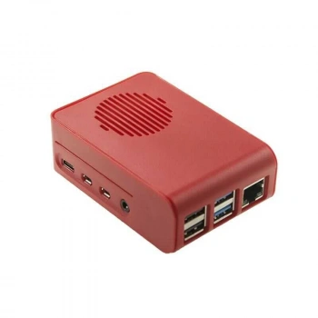 Raspberry Pi 4 Kırmızı Muhafaza Kutusu