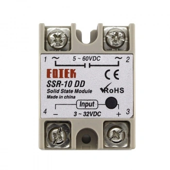 SSR-10DD Solid State Röle 10A - 3-32VDC Giriş 5-60VDC Çıkış