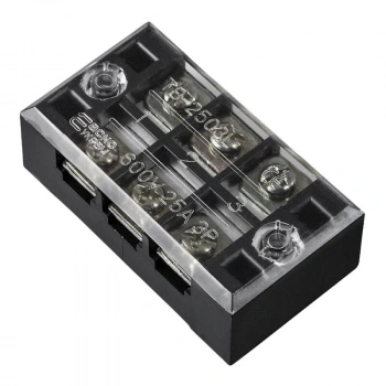TB-2503 3P Çift Sıra Terminal Blok - 600V 25A