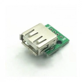 USB A Tipi Dişi Konnektör Kartı