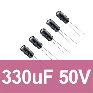 330uF 50V Elektrolitik Kondansatör