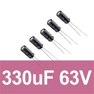 330uF 63V Elektrolitik Kondansatör