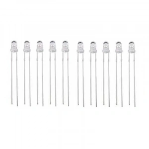 3mm Şeffaf Beyaz LED