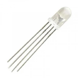 5mm Şeffaf RGB LED Katot 4 Bacaklı