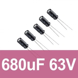 680uF 63V Elektrolitik Kondansatör
