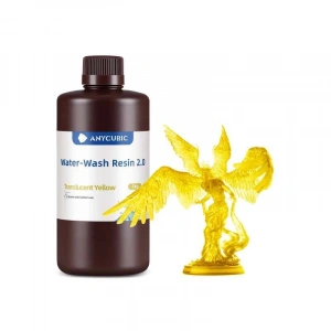 Anycubic Water Wash Resin 2.0 Yarı Şeffaf Sarı (Translucent Yellow)